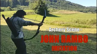 John Rambo Imitation "Archery Scene"