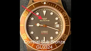 Glycine Combat Sub Bronze GL0324 REVIEW (The Best Affordable Tudor BB58 Bronze Alternative)