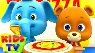 Dens pizza tid | Animerede videoer til børn | Børnehaveklasse | Kids Tv Danish | Sjove tegnefilm