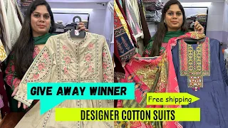 Summer Designer collection -cord set , cotton n Chinon suit -Give away winner announcement (part 38)