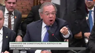 Paulo Guedes ataca oposição na CCJ: 'Por que deram dinheiro para a JBS?'