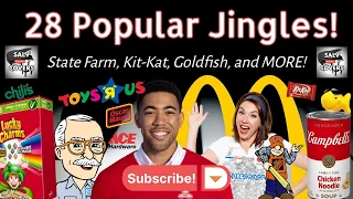 28 POPULAR Commercial Jingles On Piano -- (State Farm, Kit-Kat, Goldfish, and MORE!)