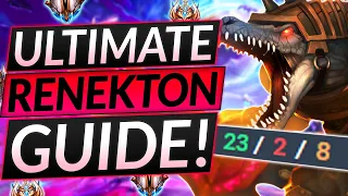 NEW UPDATED RENEKTON GUIDE - BEST TIPS, BUILDS, COMBOS and Mechanics - LoL Guide
