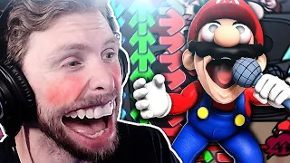 VAPOR REACTS TO SMG4 MARIO PLAYS FRIDAY NIGHT FUNKIN'!