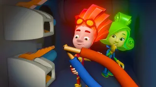 Fire gives Verda a HELPING HAND! #Teamwork | The Fixies | Educational Animation for Kids