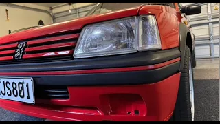 Peugeot 205 GTI front end paint and refresh and a Spoox special delivery...