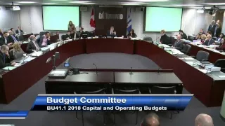 Budget Committee - January 23, 2018 - Part 1 of 2