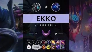 Ekko Mid vs Aurelion Sol - KR Master Patch 14.9