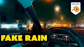 Use this FREE add-on to make realistic raindrops – Blender Tutorial