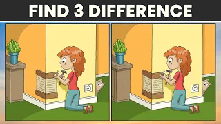 Find the Spot | Find the Three Difference | Only Genius Can find this | Fun Time Puzzle #54