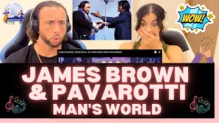 First Time Hearing James Brown & Luciano Pavarotti - Man's World Reaction - AN EPIC COLLABORATION!