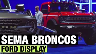 Every Bronco in Ford Display SEMA 2021