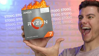 Pruebo el RYZEN 7 5700G en una PC ECONÓMICA 🔥