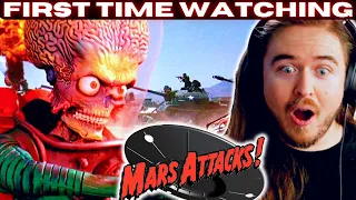 *I thought this was a COMEDY!!* Mars Attacks! (1996) Reaction: FIRST TIME WATCHING (Tim Burton)