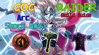 POE 3.15 | COC Shock Nova+Arc Mjolnir Raider Build Guide | Get Ready to Play This In 3.16 Scourge