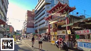 Taipei Wanhua District : Longshan Temple & Narrowed Streets of Taiwan | 4K