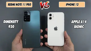 Xiaomi Redmi Note 11 Pro vs iPhone 12 | SpeedTest and Camera comparison