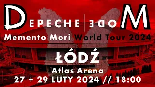 2024-02 27+29 - ŁÓDŹ - 2x koncert Depeche Mode + 4x afterparty // Get in the boat, wsiadaj do Łodzi!