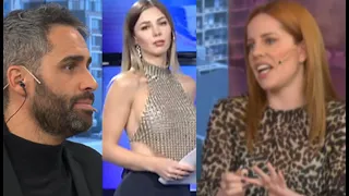 Pollo Álvarez y Agustina Kämpfer se cruzaron por la polémica conducción de Romina Malaspina