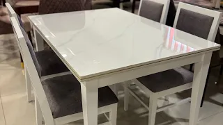 Dinning Table | Marble Top Dinning | Wooden Dining | 4 Seater Dinning #furniture #dinningtables