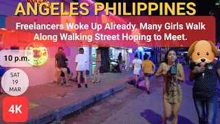 Freelancers Woke Up Already, Many Girls Walk Along Walking Street Hoping to Meet. Angeles city today