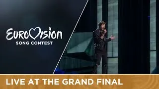 LIVE - Justs - Heartbeat (Latvia) at the Grand Final of the 2016 Eurovision Song Contest