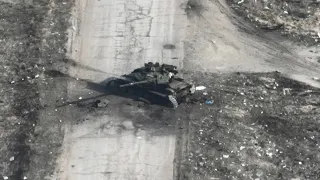Момент знищення ворожого танка на Луганщині