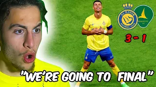 Ronado's goal 🐐 !! 🔥Al-Nassr VS Al-Khaleej 🔥 | Reaction video