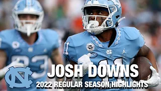 Josh Downs 2022 Regular Season Highlights | North Carolina WR