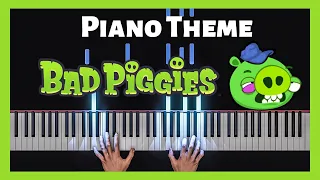 Bad Piggies Theme | Easy Piano Tutorial | 4K 60fps