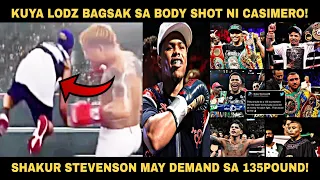 LAKAS! Kuya Lodz Bagsak sa Body Shot ni Quadro Alas! Stevenson May Demand sa 135Pound!