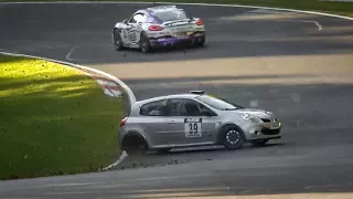 Nordschleife RCN. Crash, but still BIG LUCK! Renault Clio RS - Nürburgring