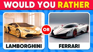 Would You Rather…! Luxury Car Edition! 🚗🚙