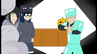 How Enderman Lost His V | Minecraft Anime Parody. | PSYCHO HINATA. | Parody Naruto.