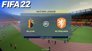 FIFA 22 - Belgium vs. Netherlands | Nations League