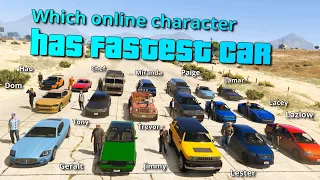 Which GTA online character has fastest car | Tournament