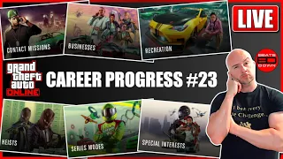 GTA Online Career Progress #23 Live Stream | Wave 250 in Survival and More!