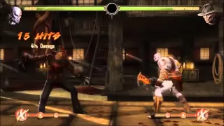 MK9-ULTIMATE SICK ASS KRATOS COMBOS+TUTORIALS VID