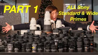 ALL Sony Lenses Tested in One Day! [Part 1: Standard & Wide Primes]