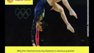 Why the internet loves Aly Raisman's nervous parents  |  By : CNN