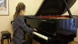 Franz Schubert Landler Es-dur  Шуберт Лендлер исполняет Аня Асьминкина 9 лет