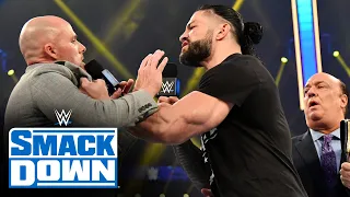 Roman Reigns takes issue with Adam Pearce: SmackDown, Jan. 8, 2021