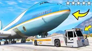 What happens if you steal President's Air Force One plane?! (GTA 5 Mods Gameplay)