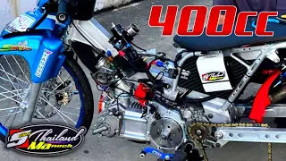 Wave400cc SuperOpen by. Manoch Service | For The Thailand Grand Drag Race @Dec.24-26 2021.