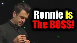 Ronnie O'Sullivan Didn't Let His Opponent Show His Game!