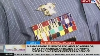 BT: Mamasapano survivor PO2 Adolfo Andrada, isa sa pinarangalan