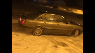 Audi 90 Quattro 2.3E 10V BN-Pipes Snow Drıft