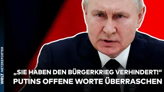 UKRAINE-KRIEG: "Sie haben einen Bürgerkrieg verhindert!" Die klaren Worte von Putin überraschen