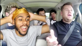 ONE DIRECTION CARPOOL KARAOKE REACTION