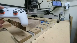 Controlling a Shapeoko CNC with a Stadia controller over bluetooth